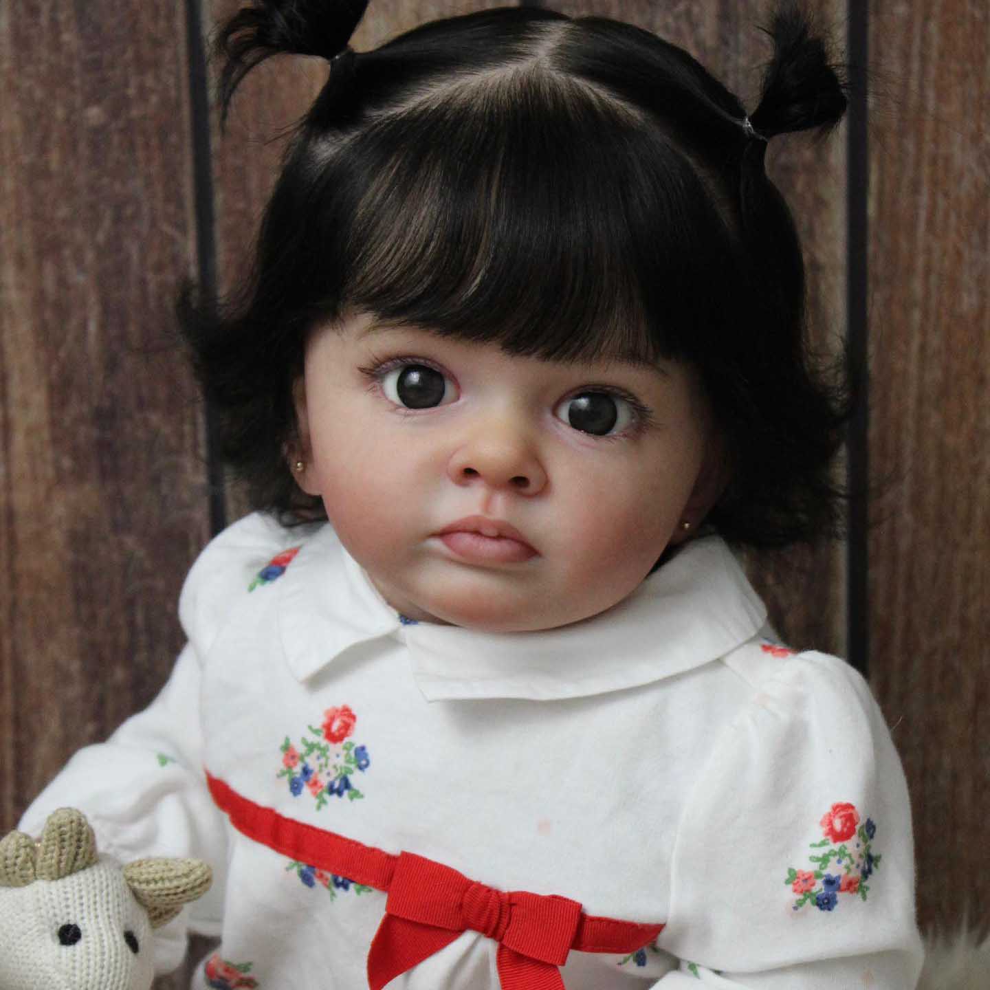 20" Look Real Lifelike Cute Toddler Reborn Silicone Vinyl Body Girl