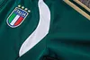 Joyfball 2026/2027 Kids Size Italy Long Zipped Jacket green Soccer Jersey