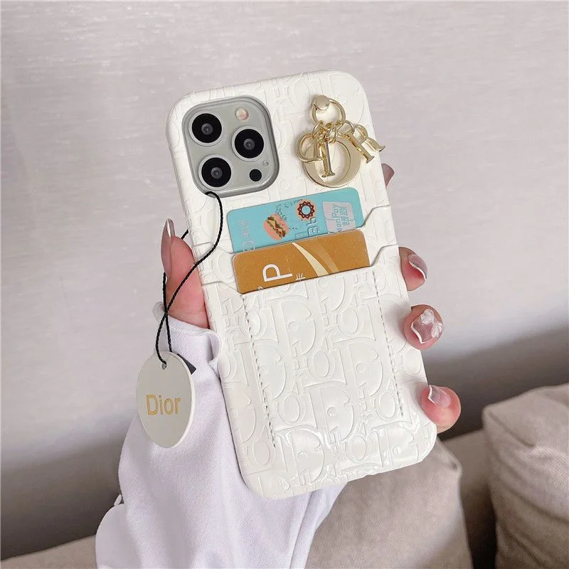 Classic Embossed Dual Card Slots Case