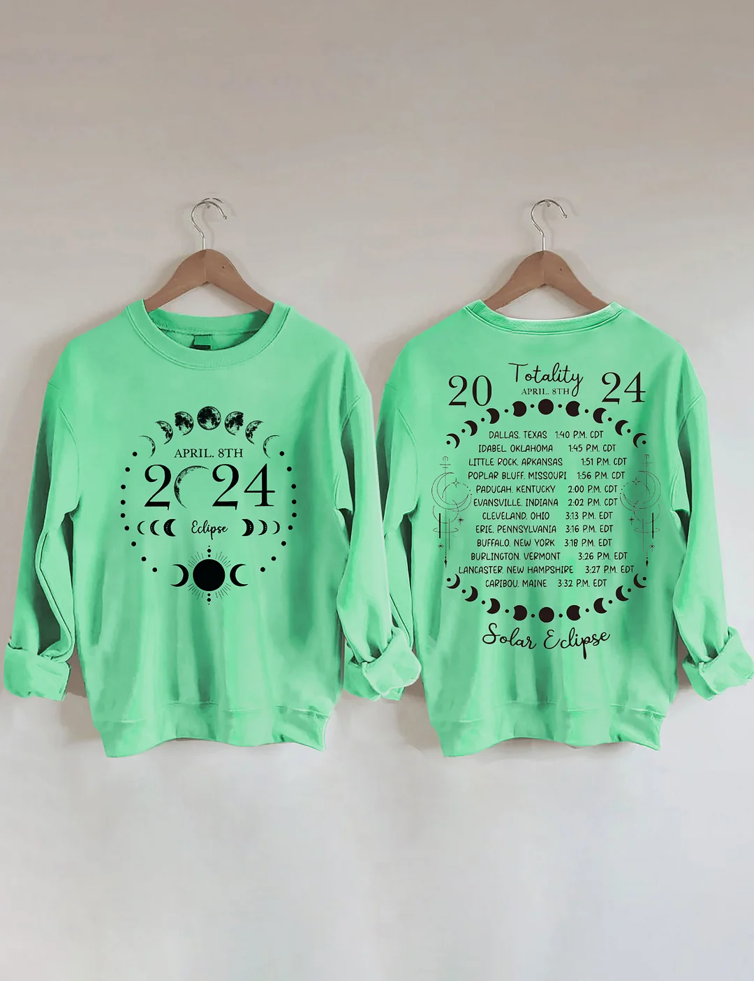 Total Solar Eclipse April 8th 2024 Sweatshirt