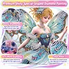 Blue Butterfly Pearl Fairy Special Shaped 5D DIY Partial Drill Diamond Painting Kits for Adults Beginners Home Decor Diamonds Dots Gem Art Kits Diamond Dots Paintings 11.81 X11.81inch