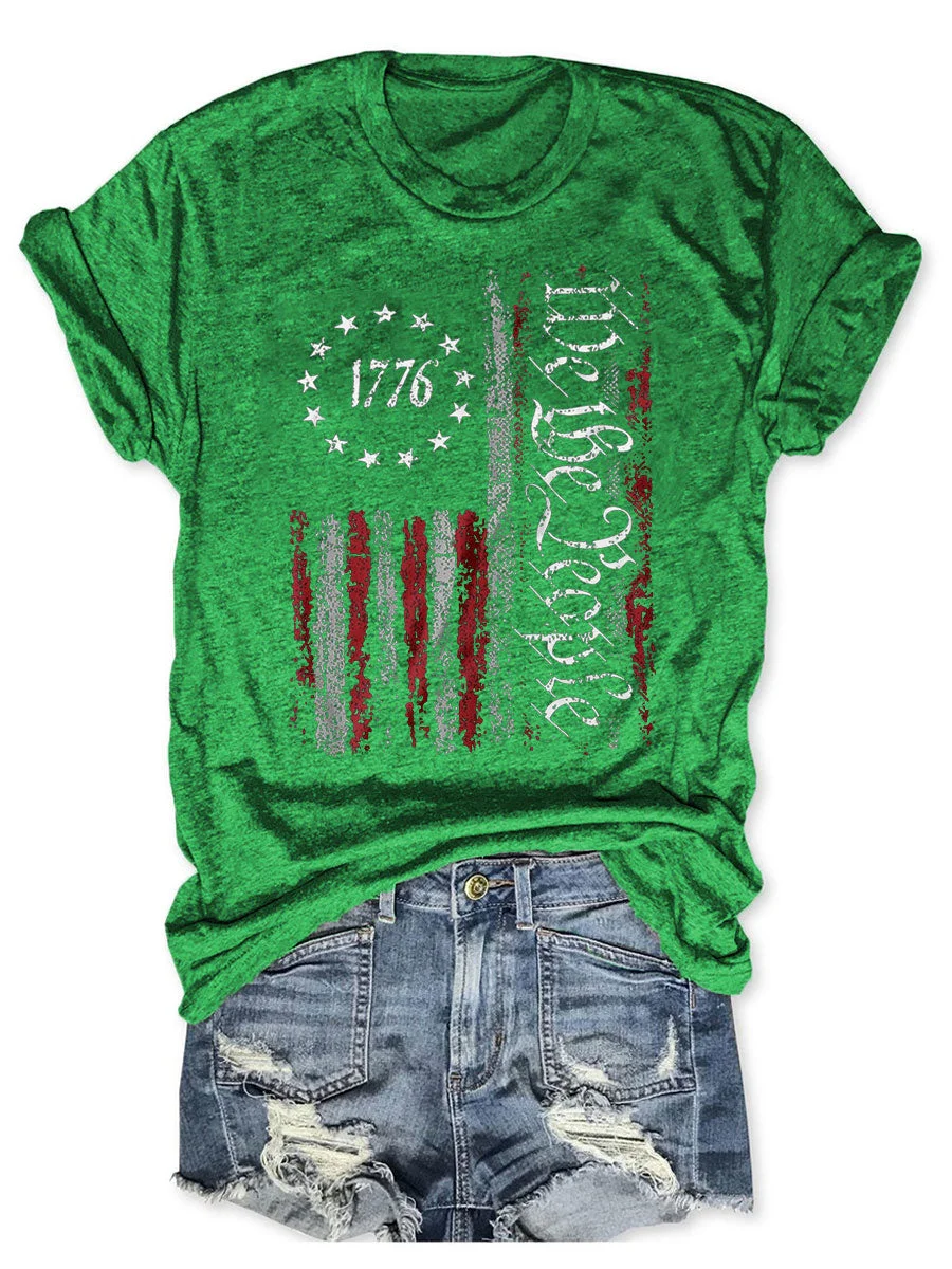 We The People America Flag T-shirt