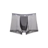 Men's high-end satin luxury lace mesh breathable quick-drying boxer briefs