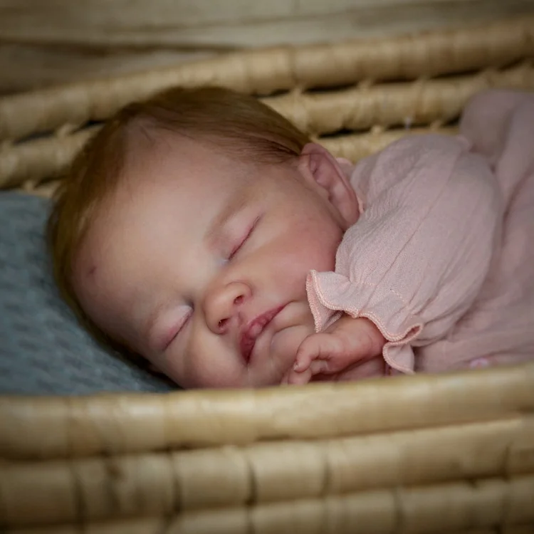  [Heartbeat💖 & Sound🔊] 20" Asleep Reborn Girl Cute Truly Handmade Reborn Doll Named Swindy - Reborndollsshop®-Reborndollsshop®