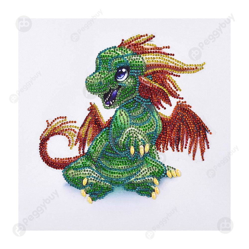 

30*30CM Special Shaped Diamond Painting-Dinosaur, 501 Original