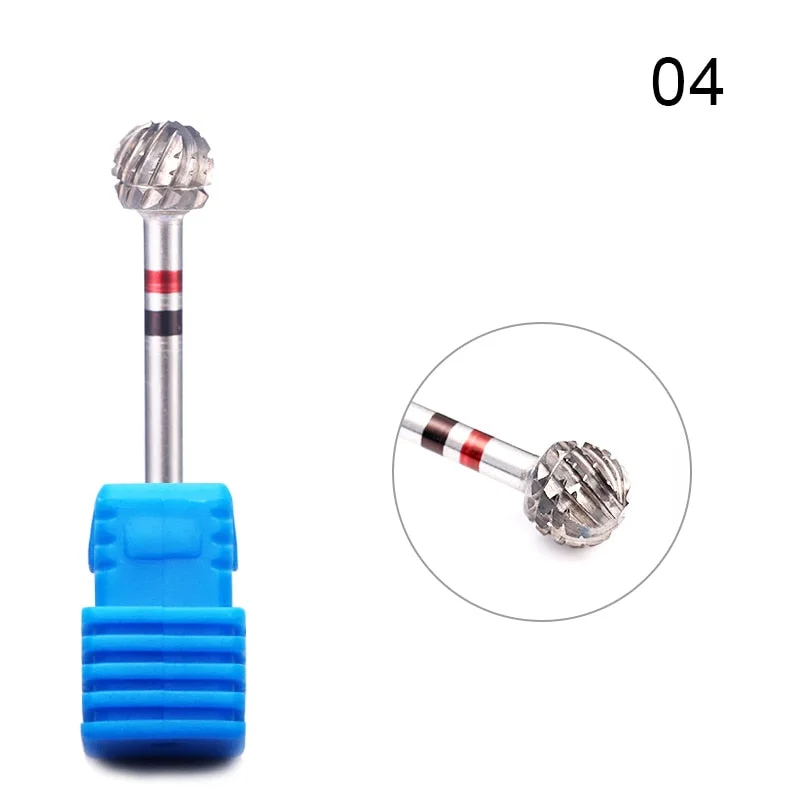 1Pcs Carbide Tungsten Nail Drill Bit Manicure Drill For Milling Cutter Electric Machine Nail Files Buffer Nail Art Equipment-Nail Inspo
