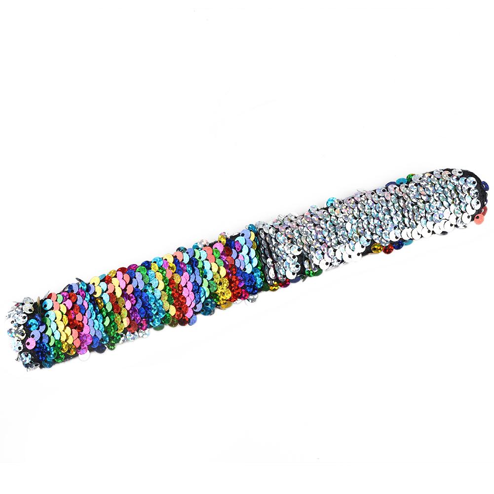 

8 Color Sequin Bracelets Glitter Wristband Headband Kids Party Favors Gift, Multicolor, 501 Original