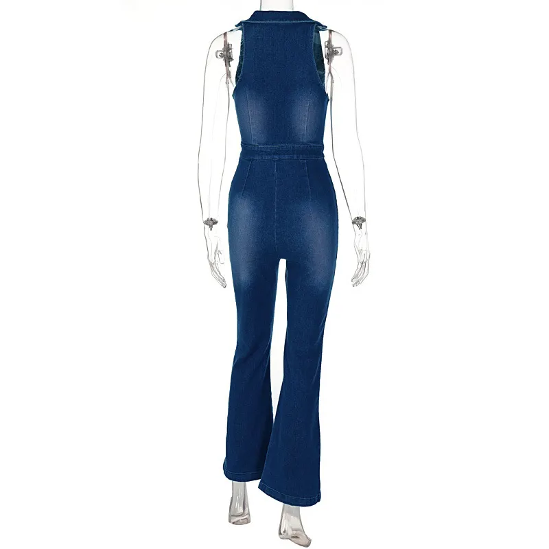 Classic Denim Jumpsuits main image 1
