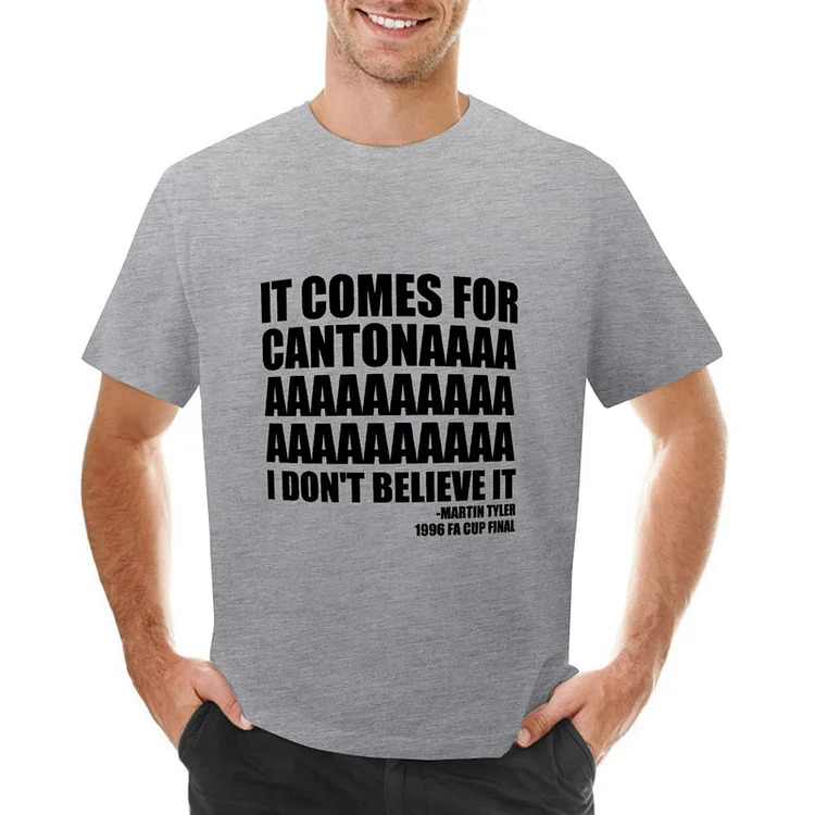 Eric Cantona Inspired Cantona Inspiredaa v2 Men's Soccer Culture Tee