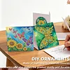 12pcs Sunflower Diamond Art Greeting Cards DIY 12 Pack with Envelopes