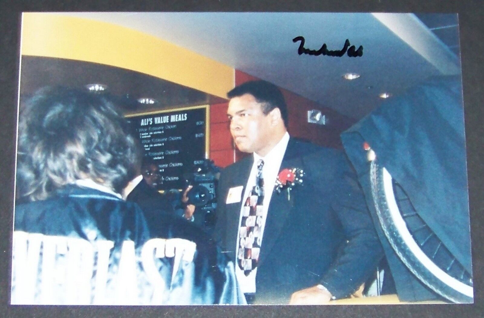 STUNNING! Muhammad Ali Cassius Clay Signed Autographed 4x6 Photo Poster painting JSA LOA!