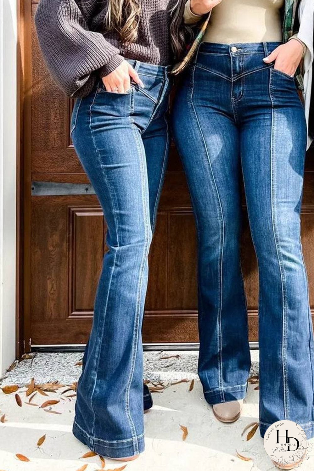 Vintage Inspired Flared Jeans