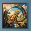 Diamond Painting -DIY Round Drill Rainbow Wings Lizard