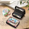 2pcs Cardinal Bluebird Pattern Diamond Painting Fashion Card Holder Coin Purse
