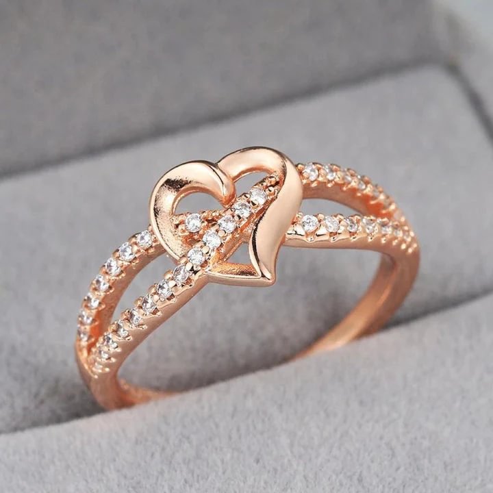 Adjustable Timeless Love in Rose Gold Ring