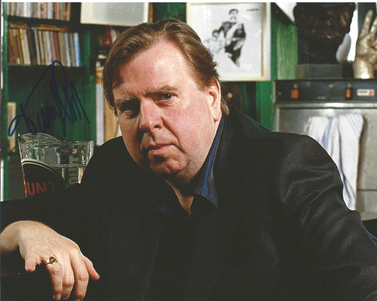 TIMOTHY SPALL SIGNED HARRY POTTER GOBLET OF FIRE 8X10 Photo Poster painting COA PROOF MR. TURNER