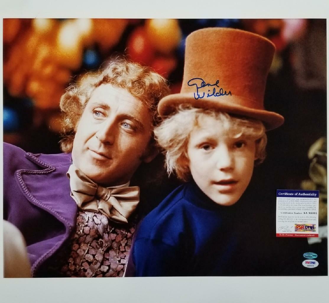 Gene Wilder signed 16x20 Photo Poster painting #5 Willy Wonka Autograph (C) ~ PSA/DNA COA