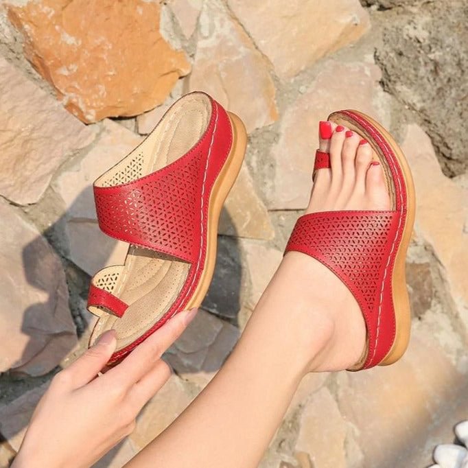 Orthopedic Sandals for Women Arch Support Summer Stylish Flip Flops - vzzhome