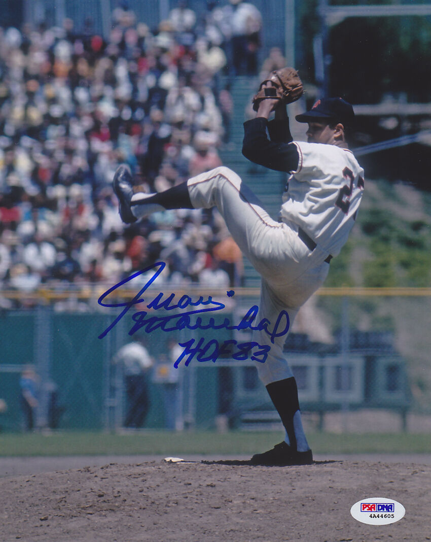 Juan Marichal SIGNED 8x10 Photo Poster painting + HOF 83 INSC SF Giants ITP PSA/DNA AUTOGRAPHED