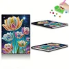 DIY Flower A5 Special Shaped 50 Pages Diamond Painting Notebook