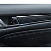 Xotic Tech Interior Side Door Panel Strip Cover Trim, Carbon Fiber Pattern, Compatible with Honda Accord Sedan 10th Gen 2018-2022