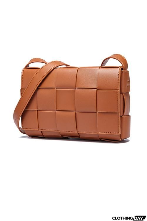 Weave Square Crossbody Bag