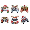 (US Local)6PCS  Xmas DIY Crystal Refrigerator Magnet for Decor (Game Controller)