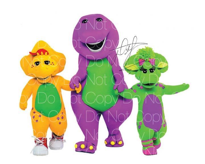 Barney and Friends signed David Joyner 8X10 Photo Poster painting picture poster autograph RP