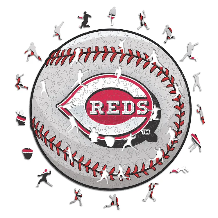 Iconic Puzzles Reds Cincinnati Reds™ - Wooden Puzzle