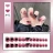 Bayuyun 24Pcs/Set Coffee Leopard French Fake Nails with Diamonds Japan Korean Artificial Acrylic Press on Nails Removable Stick on Nails