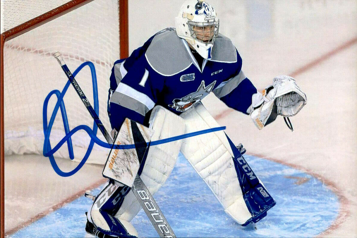 Ukko-Pekka Luukkonen SIGNED autograph 4x6 Photo Poster painting SUDBURY WOLVES / BUFFALO SABRES