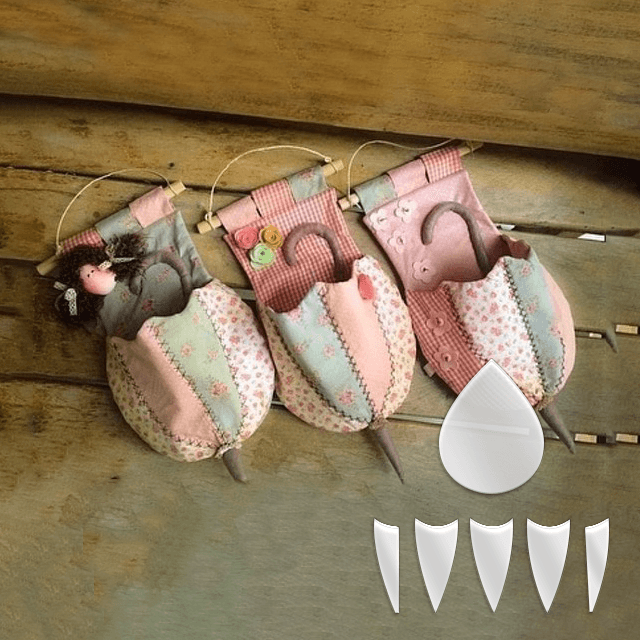 Umbrella-Shaped Fabric Storage Pod Templates - With Instructions
