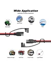Battery Charging Cable SAE To SAE 16 AWG Solar Plug Cord Car Extension Cable