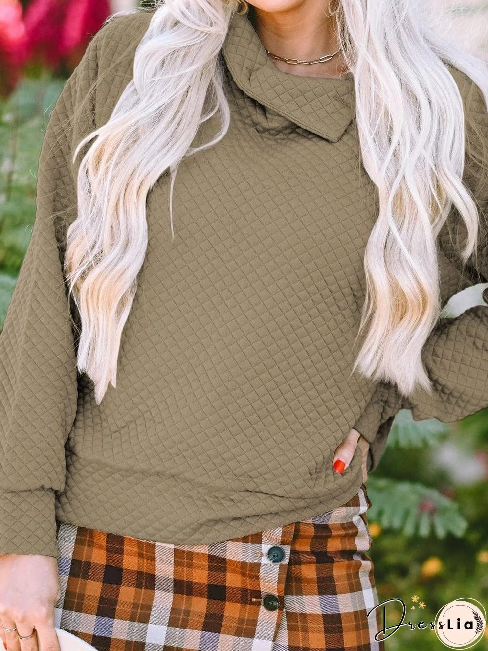 Stylish Quilted Pullover