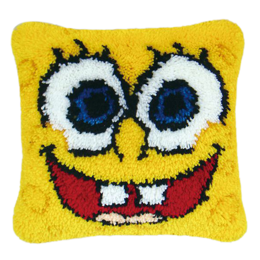 

Cute Cartoon-Latch Hook Counted 3D Pillowcase Cross Stitch, 501 Original