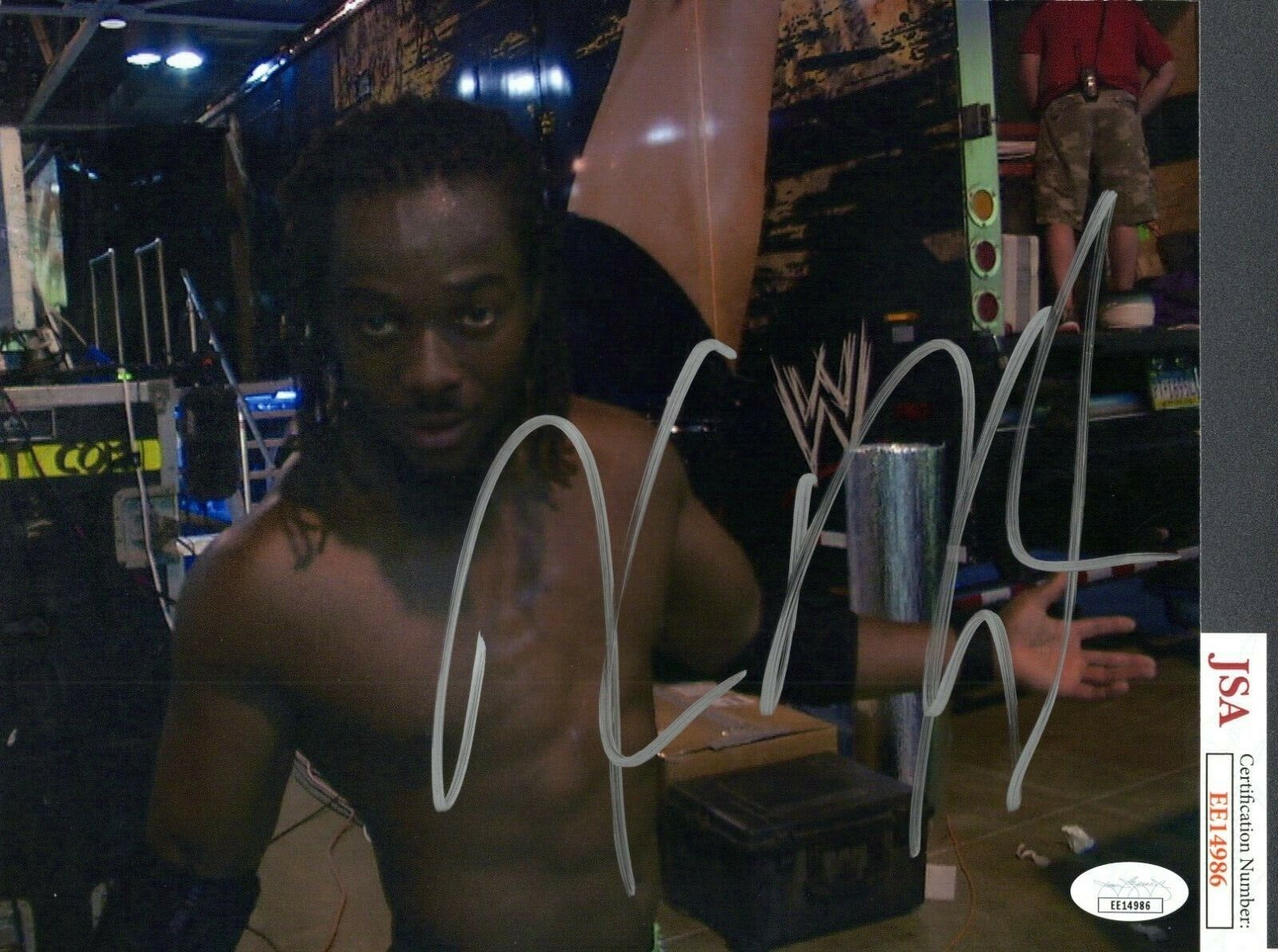 JSA Kofi Kingston Autographed Signed AUTO 8x10 Photo Poster painting WWE The New Day TRB 348