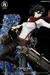 1/6 Scale Licensed Mikasa Ackerman - Attack On Titan Resin Statue - Kitsune Statue