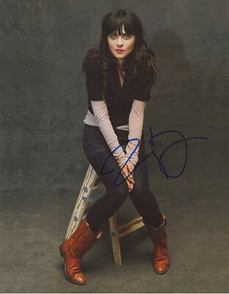 Zooey deschanel signed autographed 11x14 Photo Poster painting