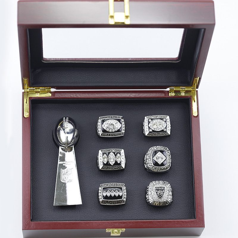 Oakland Raiders Championships Ring Set - Punk Dark