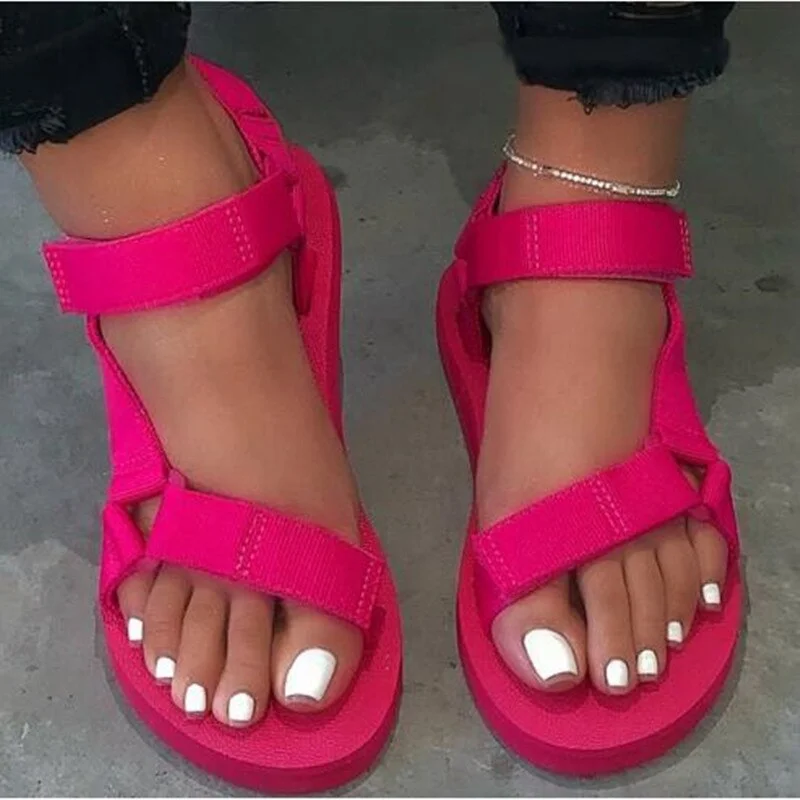 Ladies Outdoor Beach Slippers 2020 New Women Spring/summer New Soft-slip Non-slip Sandals Foam Sole Durable Sandals