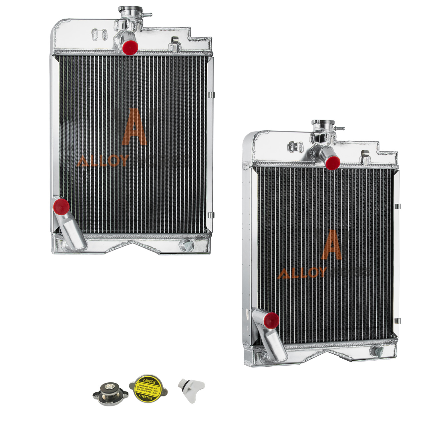 Mfactory Radiator Alloyworks 3 Row Radiator For Massey Ferguson TEA20 TE20 TO20 TO30 TO35 ...