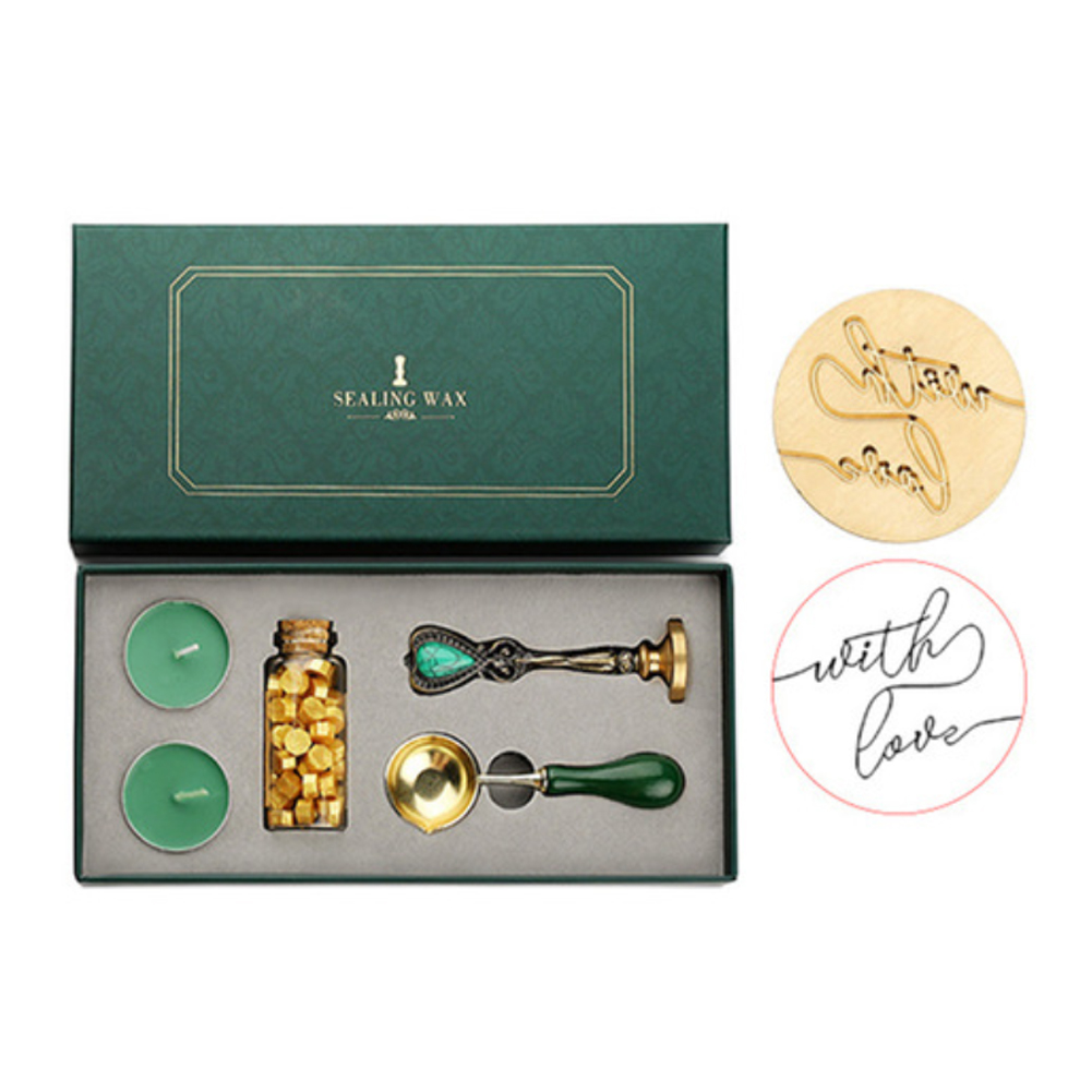 

Vintage Detachable Spoon Stamp Set - Wax Seal Stamp, 501 Original