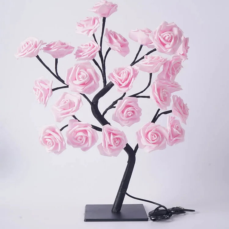 LED Rose Tree Table Lamp | Sparkly Trees