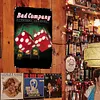 Bad Company - Panneaux en &eacute;tain m&eacute;tallique(20*30cm/30*40cm) - Musique