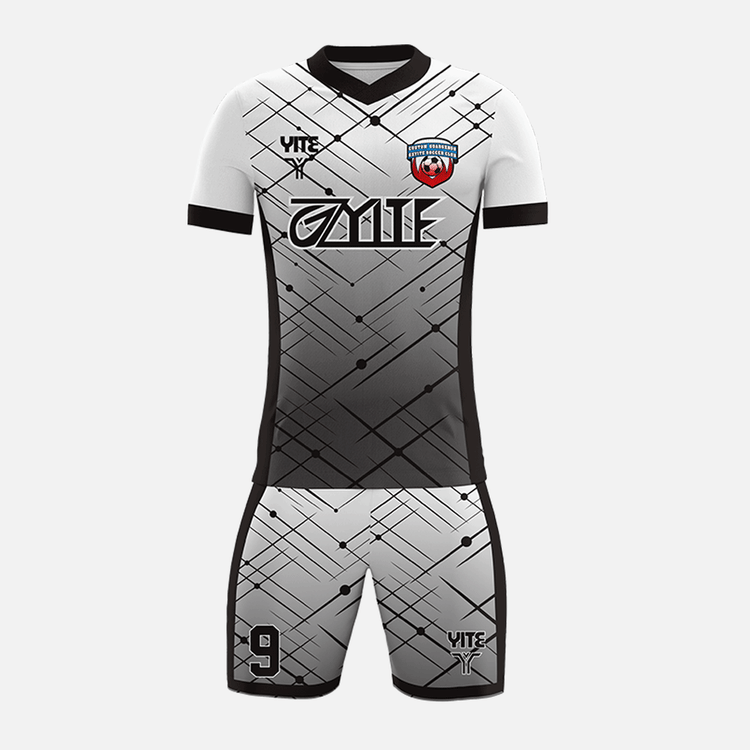 YITE | YTZQ011-White And Gray Soccer Uniforms