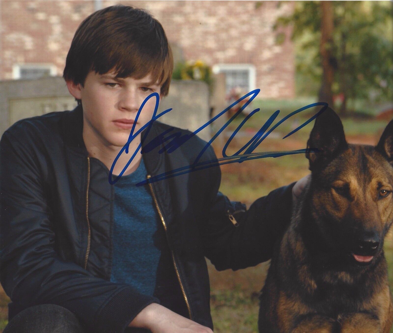 ACTOR JOSHUA WIGGINS SIGNED 8X10 INCH Photo Poster painting B W/COA MAX MEAN DREAMS JOSH