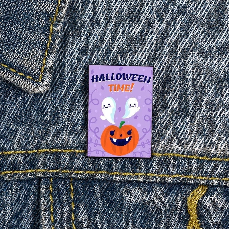 Funny Pin Letter Alloy Printing Unisex Brooches