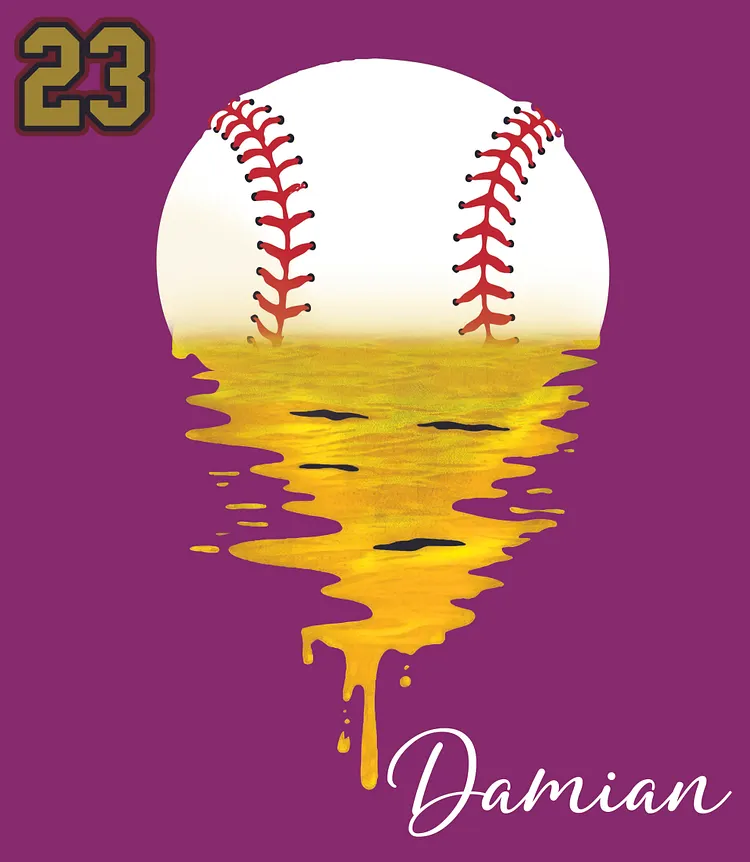 Baseball Melting Sun Fleece Blanket Gift Baseball Lover Blanket Baseball Play Blanket