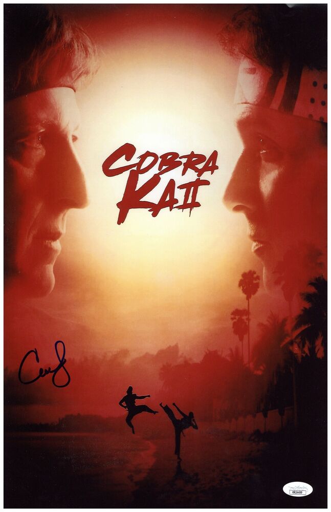 Courtney Henggeler Signed 11x17 Photo Poster painting Cobra Kai Autographed  2