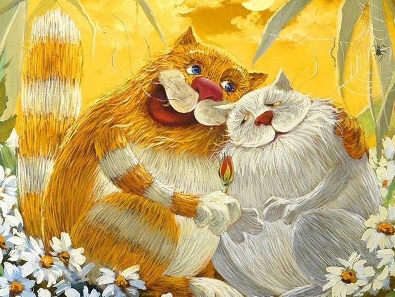 

Cuddling Cats – Paint By Numbers - 40*50CM, 501 Original